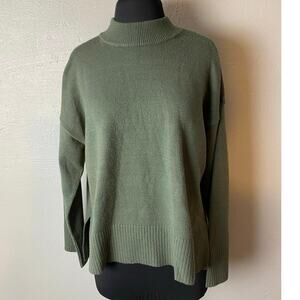 DKNY JEANS Sweater Green Pullover XL Soft Cotton Blend Classic